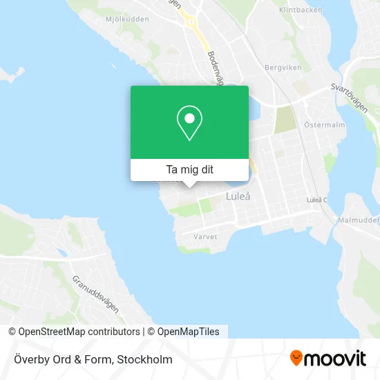 Överby Ord & Form karta