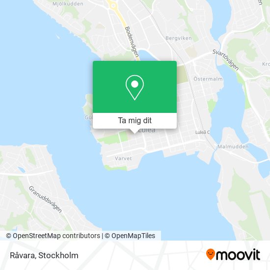 Råvara karta