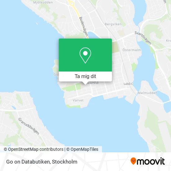 Go on Databutiken karta