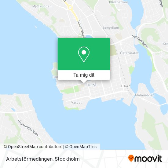 Arbetsförmedlingen karta