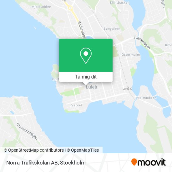 Norra Trafikskolan AB karta