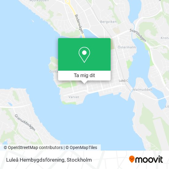 Luleå Hembygdsförening karta