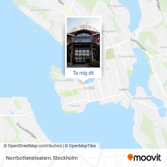 Norrbottensteatern karta