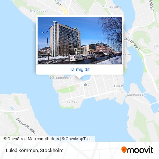 Luleå kommun karta
