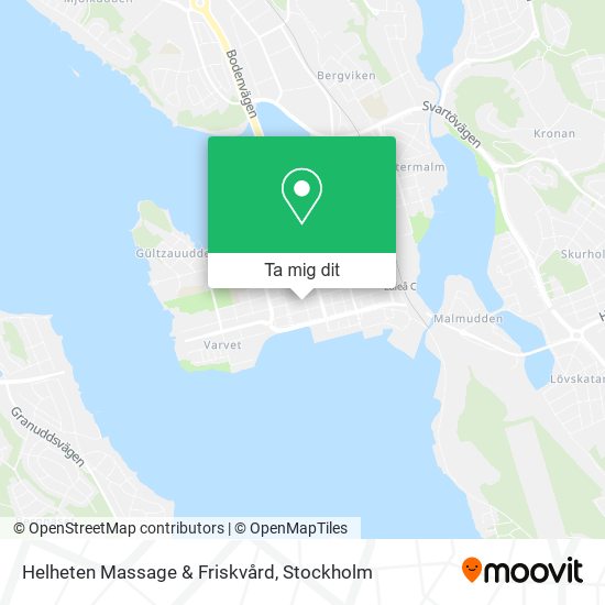 Helheten Massage & Friskvård karta