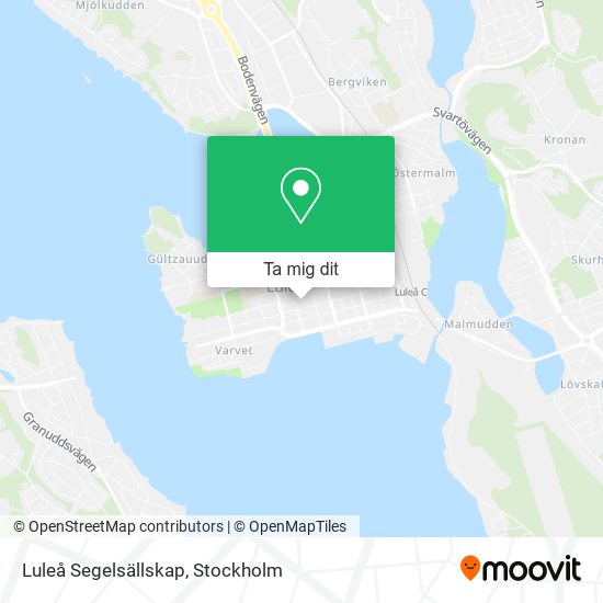 Luleå Segelsällskap karta