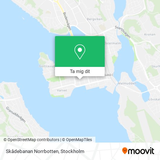 Skådebanan Norrbotten karta