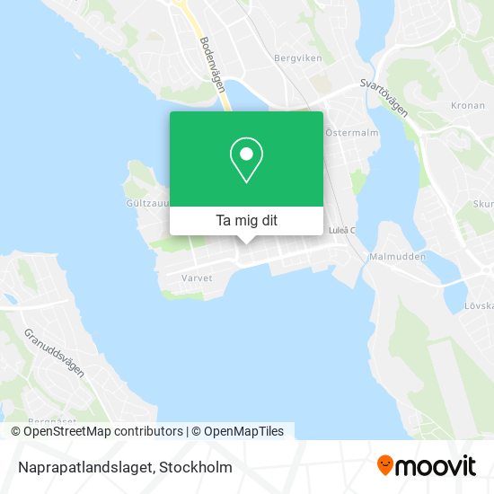 Naprapatlandslaget karta