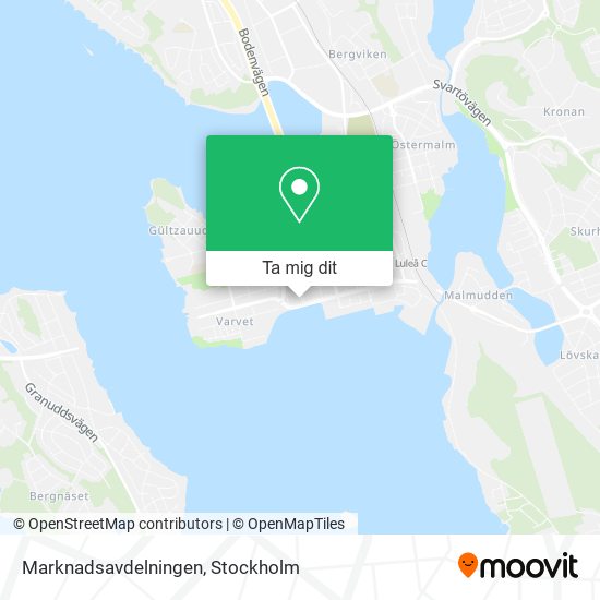 Marknadsavdelningen karta