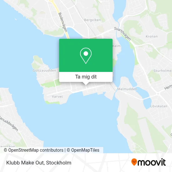 Klubb Make Out karta