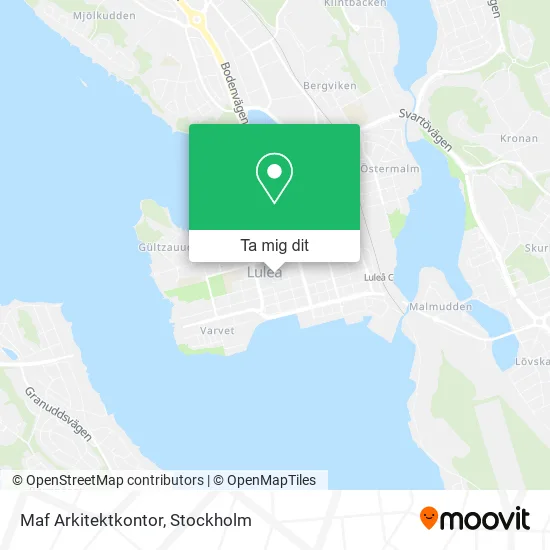 Maf Arkitektkontor karta