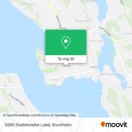 SSRS Stadshotellet Luleå karta