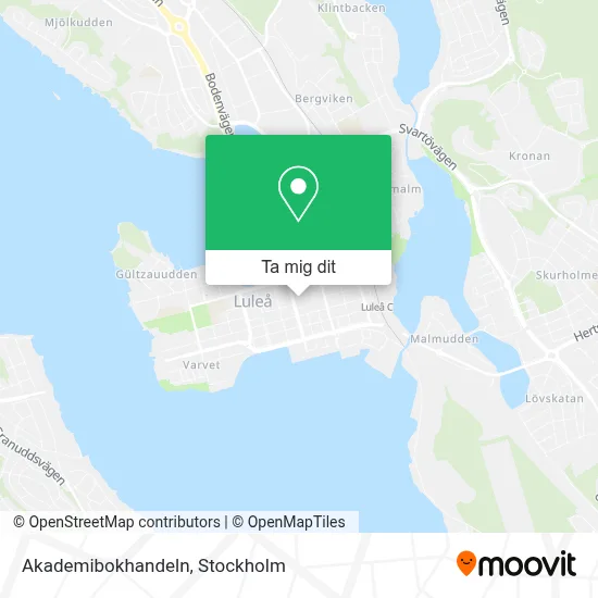 Akademibokhandeln karta