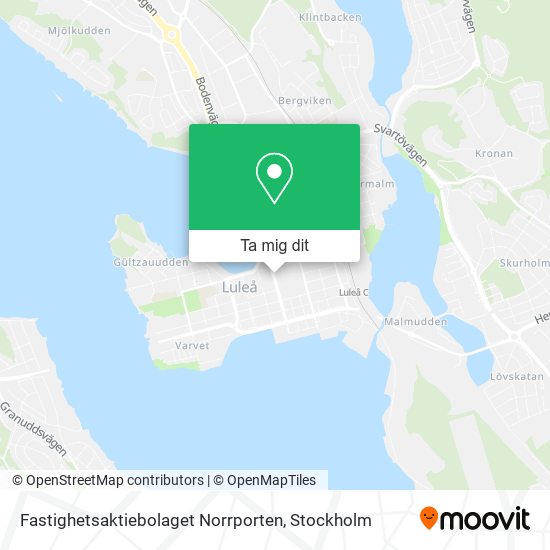 Fastighetsaktiebolaget Norrporten karta