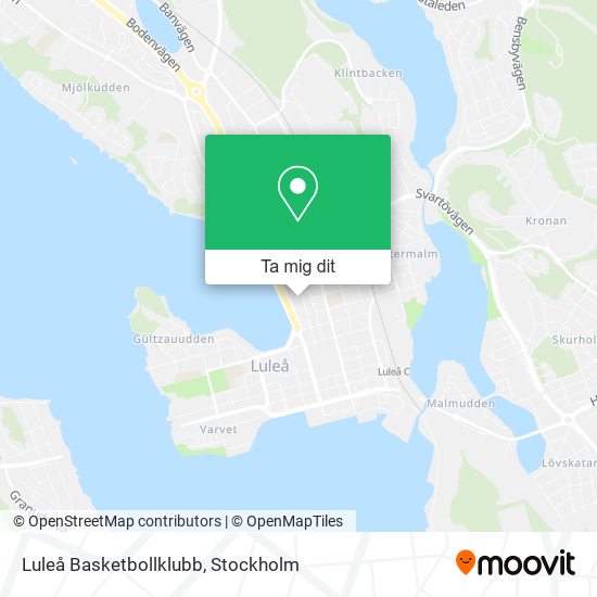 Luleå Basketbollklubb karta
