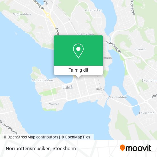 Norrbottensmusiken karta
