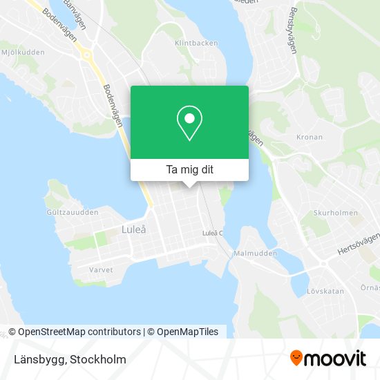 Länsbygg karta