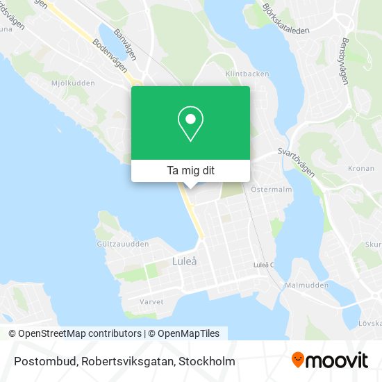 Postombud, Robertsviksgatan karta