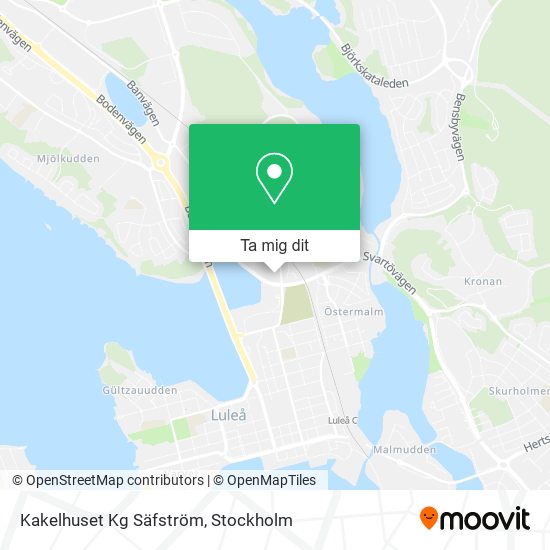 Kakelhuset Kg Säfström karta