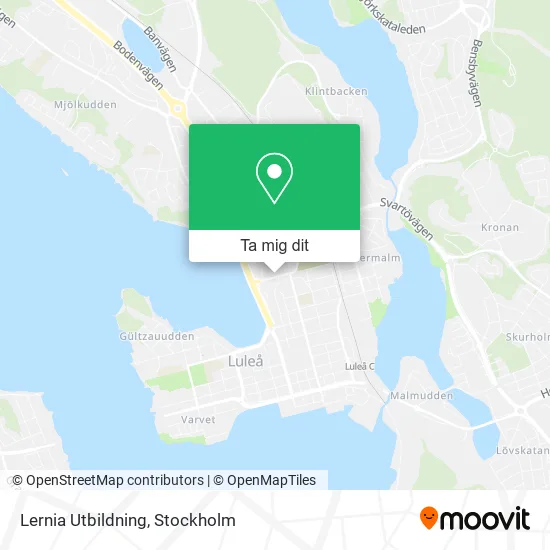 Lernia Utbildning karta