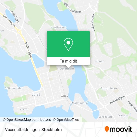 Vuxenutbildningen karta