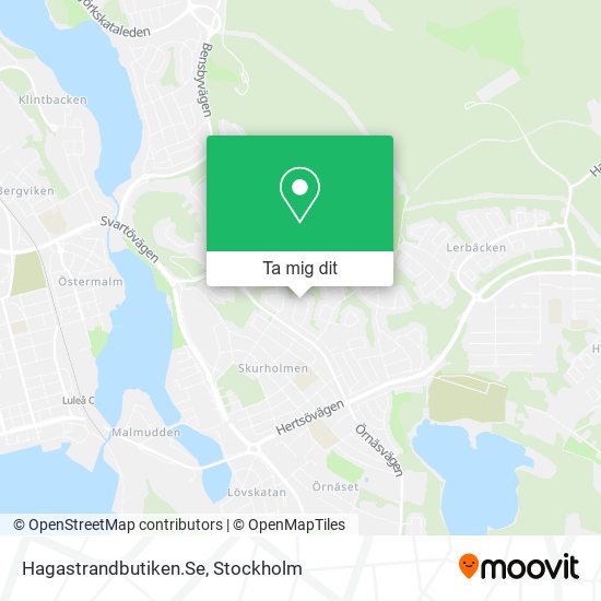 Hagastrandbutiken.Se karta