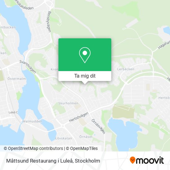 Måttsund Restaurang i Luleå karta