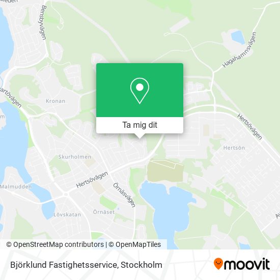 Björklund Fastighetsservice karta