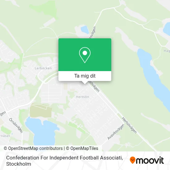 Confederation For Independent Football Associati karta