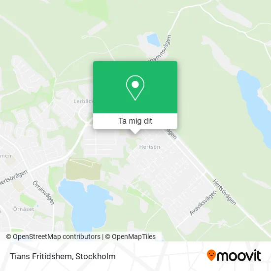 Tians Fritidshem karta