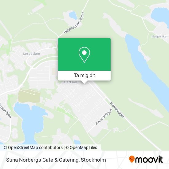 Stina Norbergs Café & Catering karta
