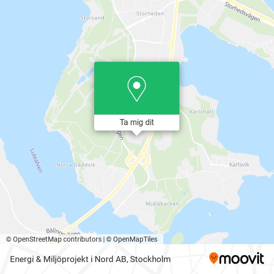 Energi & Miljöprojekt i Nord AB karta
