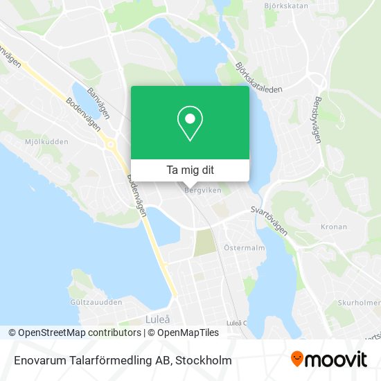 Enovarum Talarförmedling AB karta