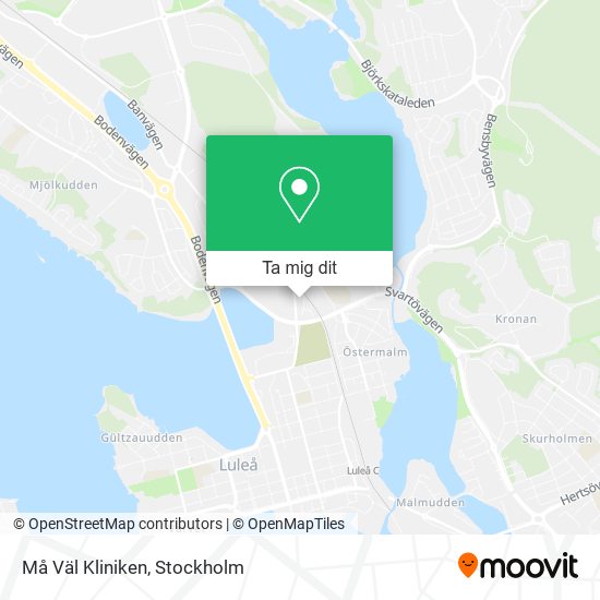 Må Väl Kliniken karta