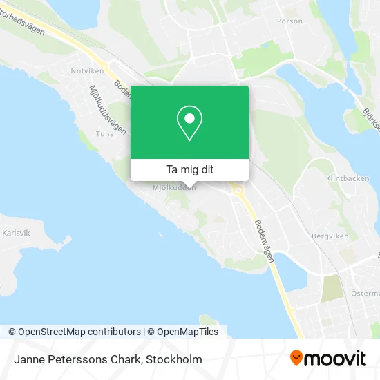 Janne Peterssons Chark karta