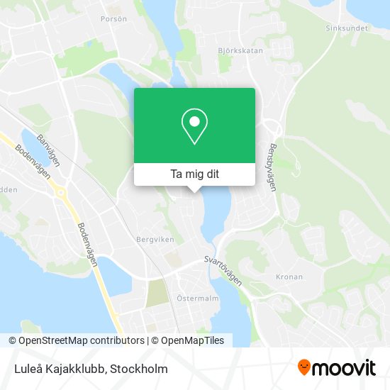 Luleå Kajakklubb karta