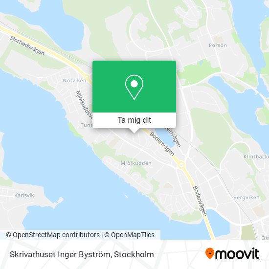Skrivarhuset Inger Byström karta