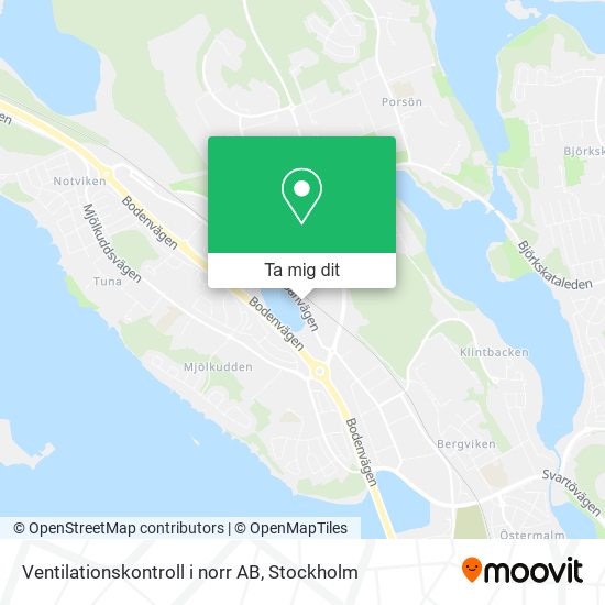 Ventilationskontroll i norr AB karta