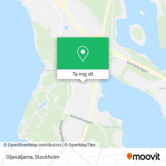 Oljesäljarna karta