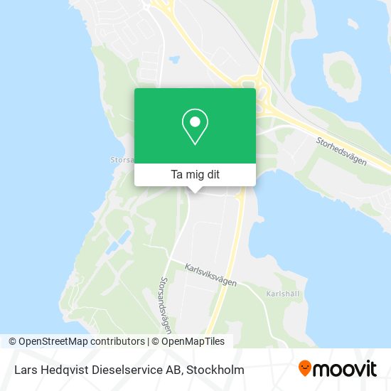 Lars Hedqvist Dieselservice AB karta
