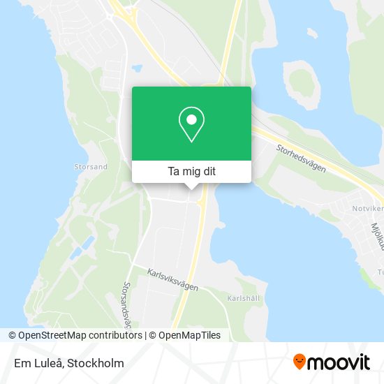 Em Luleå karta