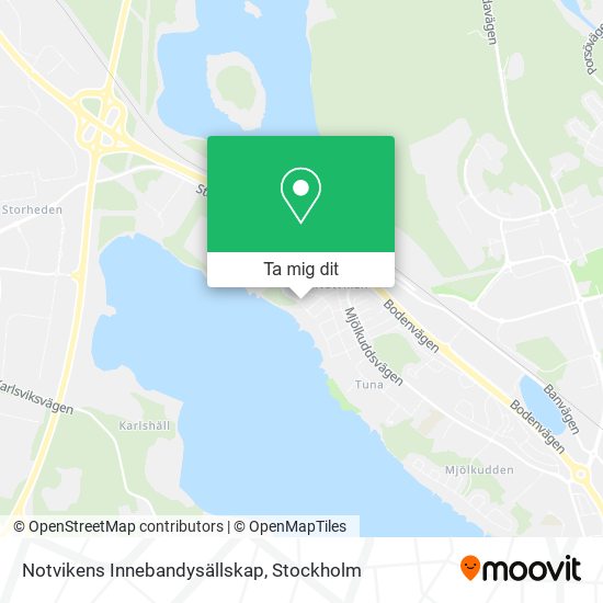 Notvikens Innebandysällskap karta