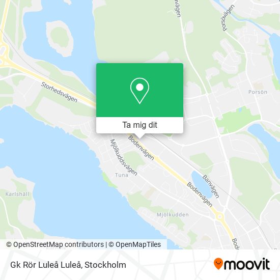 Gk Rör Luleå Luleå karta