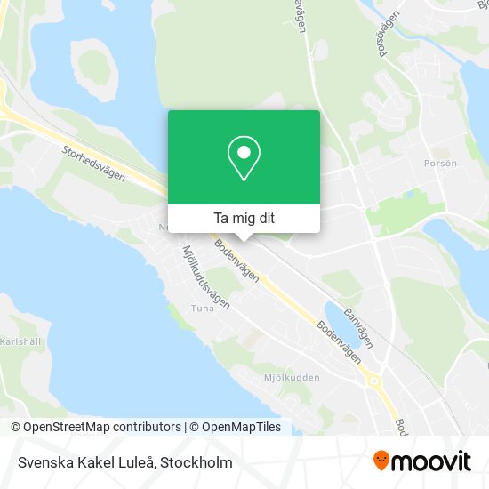 Svenska Kakel Luleå karta
