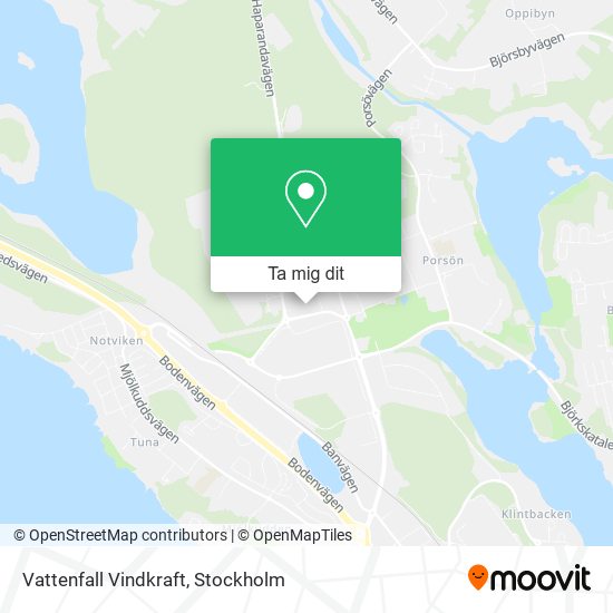 Vattenfall Vindkraft karta