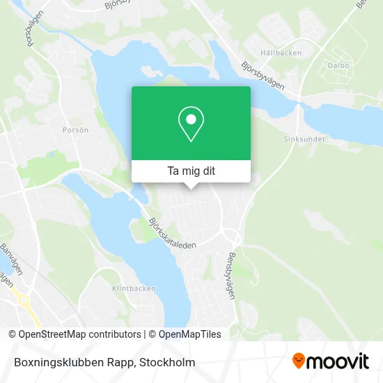 Boxningsklubben Rapp karta