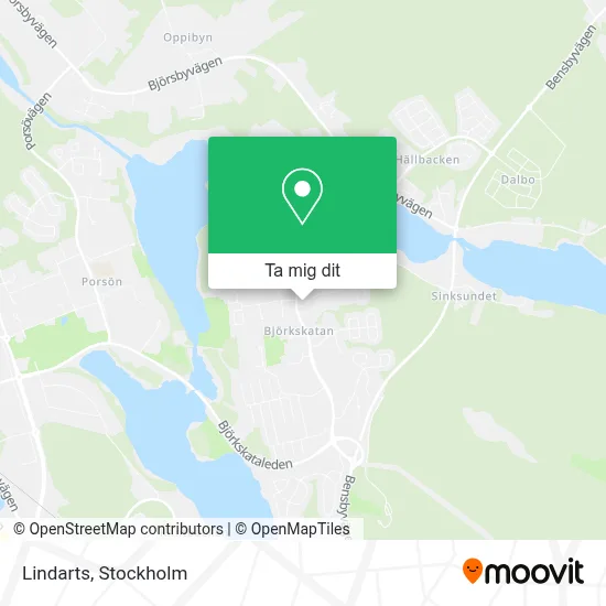 Lindarts karta