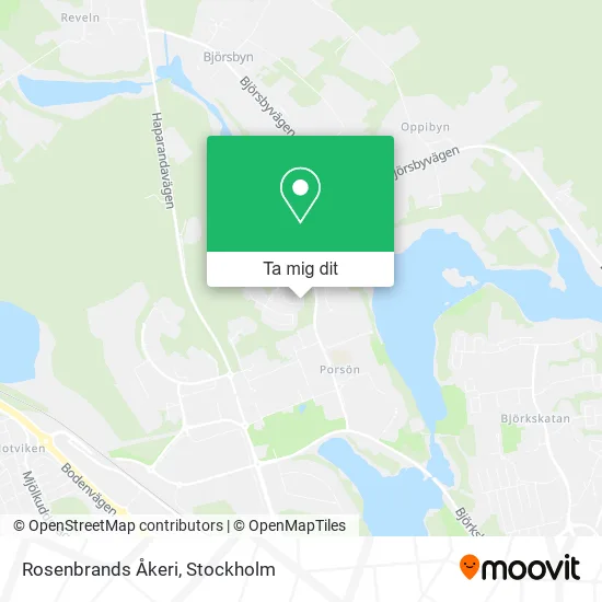 Rosenbrands Åkeri karta