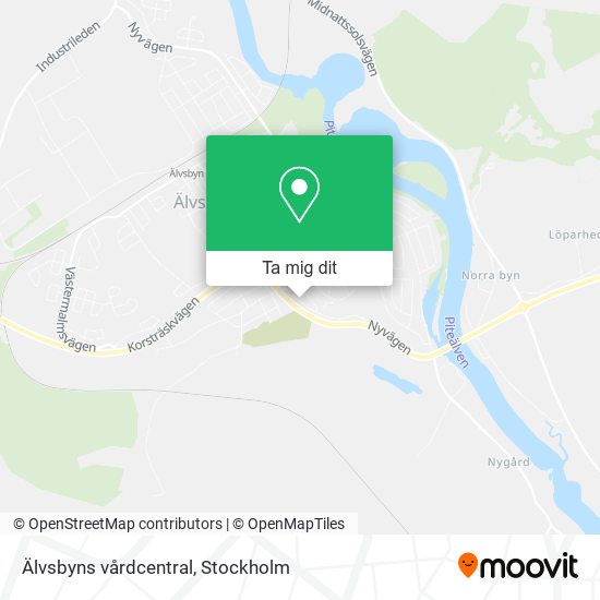 Älvsbyns vårdcentral karta
