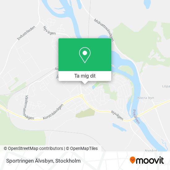 Sportringen Älvsbyn karta